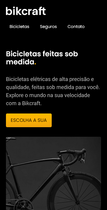 Bikecraft e-commerce de bicicletas.