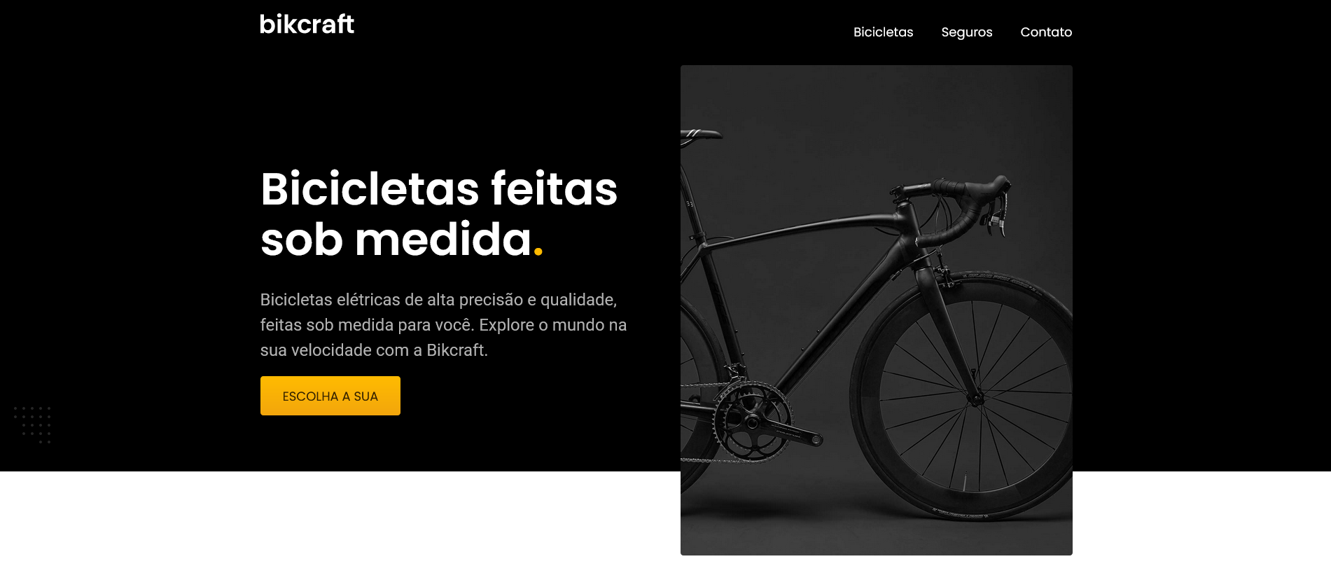 Bikecraft e-commerce de bicicletas.